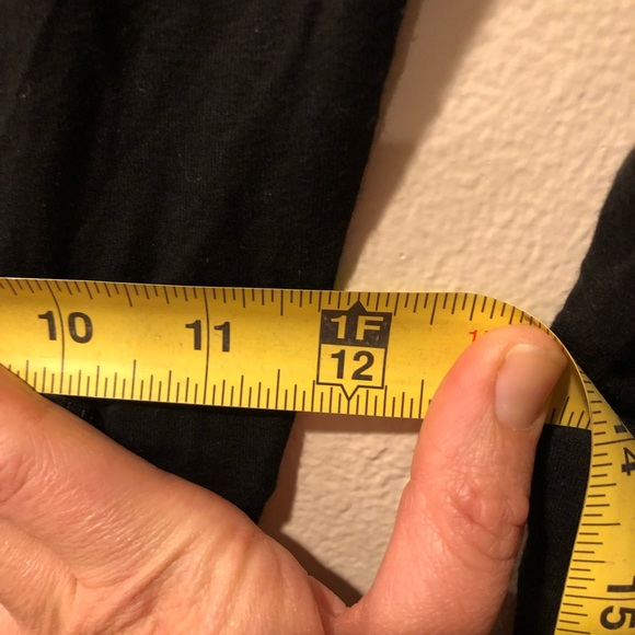 Banana Republic brand black cotton blend long sleeved true wrap dress, size XS - Picture 6 of 8